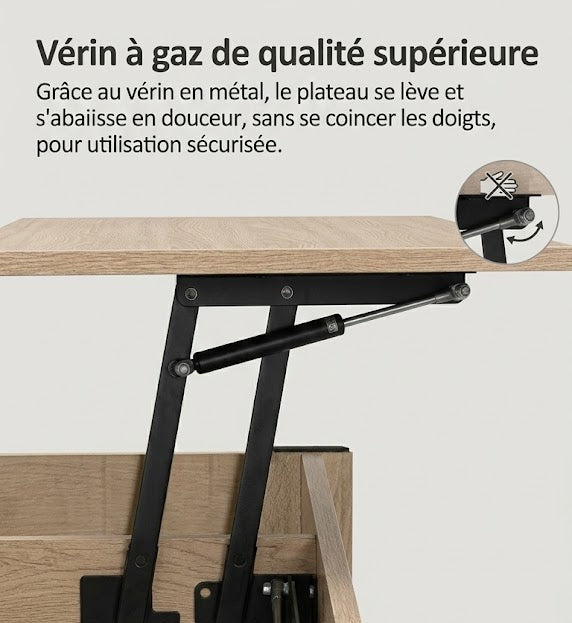 Table moderne relevable