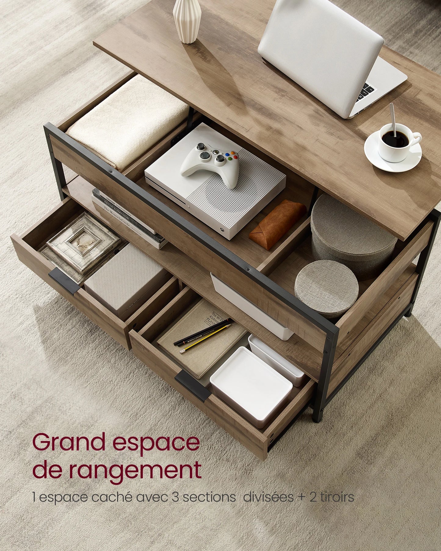 Table moderne relevable