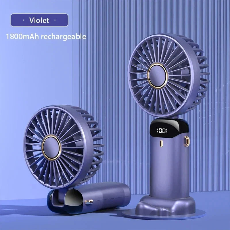 Ventilateur portable Violet
