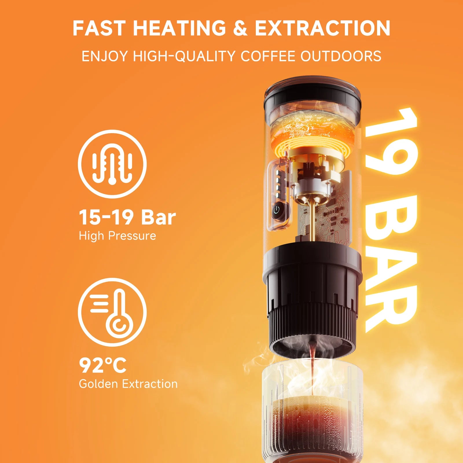 Cafetière Portable 3-en-1