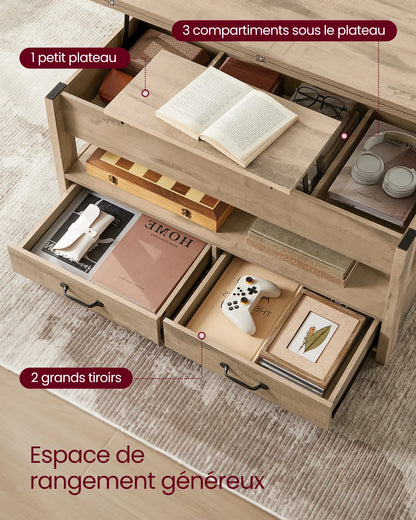 Table moderne relevable
