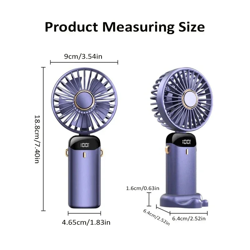 Ventilateur portable Rose