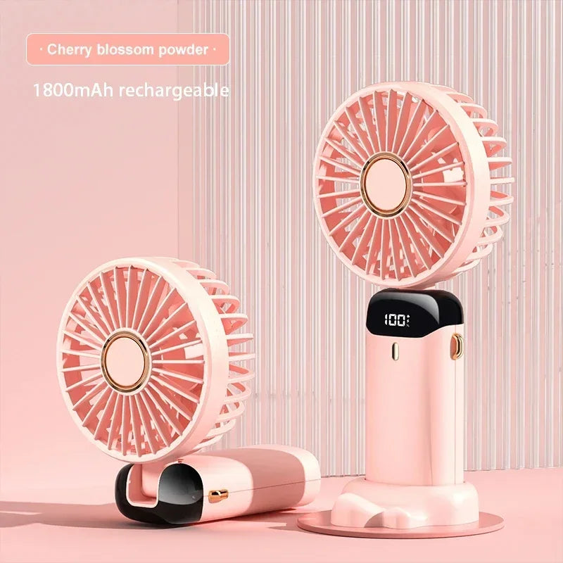 Ventilateur portable Rose