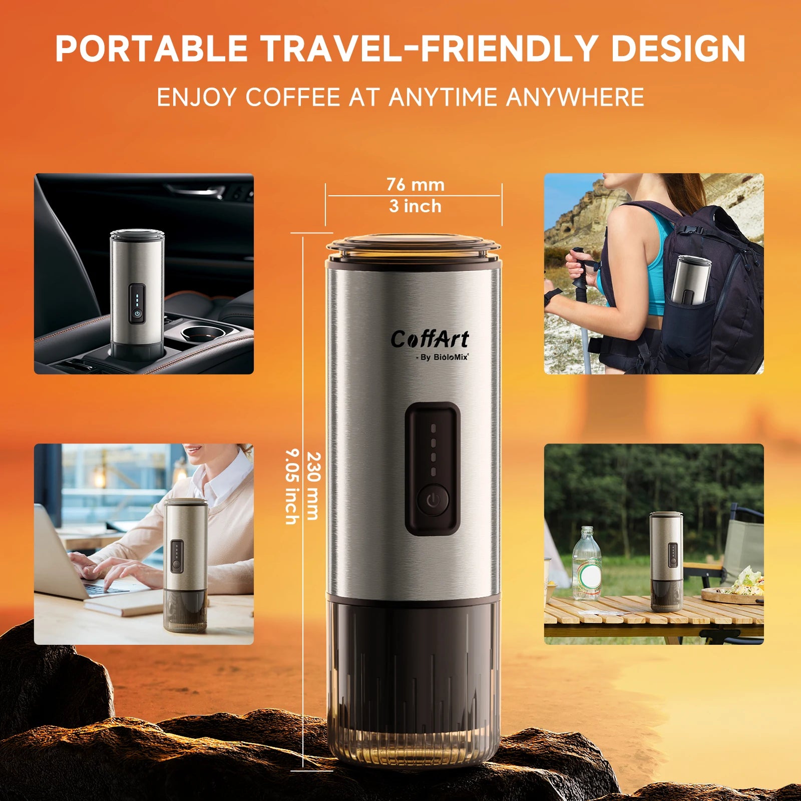 Cafetière Portable 3-en-1