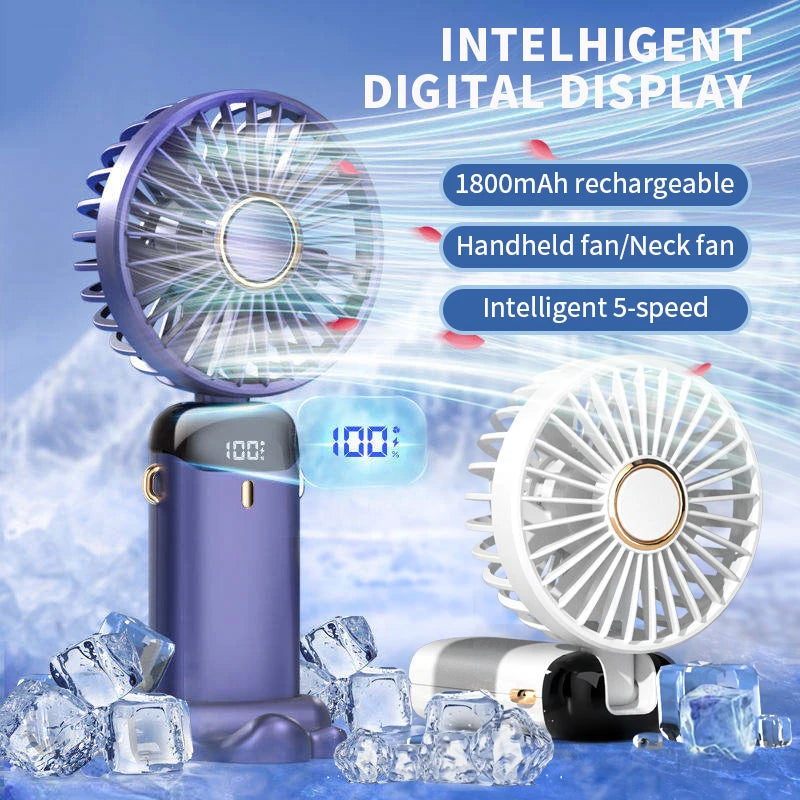 Ventilateur portable Rose