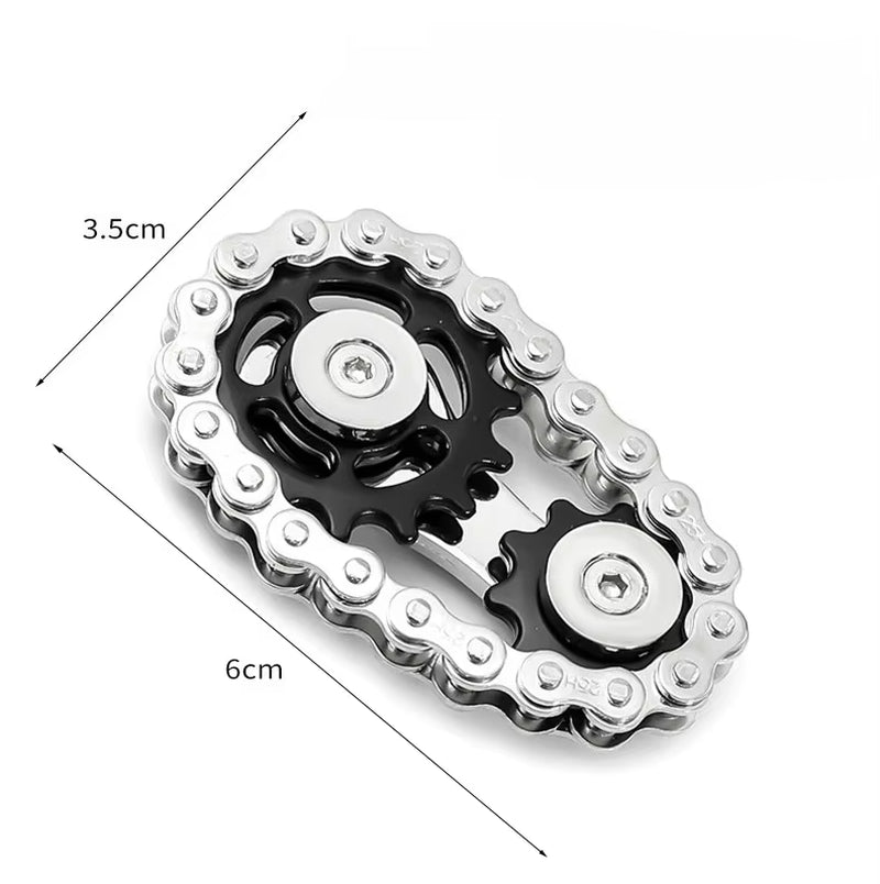 Metal Fidget Spinner Office Desk Toy Stress Relief Gears Hand Spinner for Adults Desk Decoration Home Decor Relieve Stress Relax